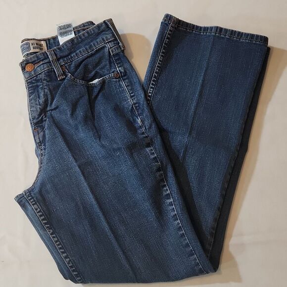 Levi's At Waist Boot Cut Denim Jeans 8 Short - Picture 2 of 9